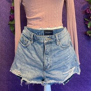 Denim, light washed, lucky brand, Jean shorts! :)💙